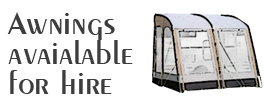 Awnings available for Hire